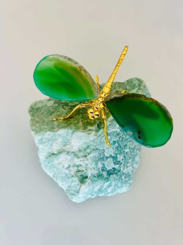 Quartzo Verde Com Aplique Em Metal - Imagem 7